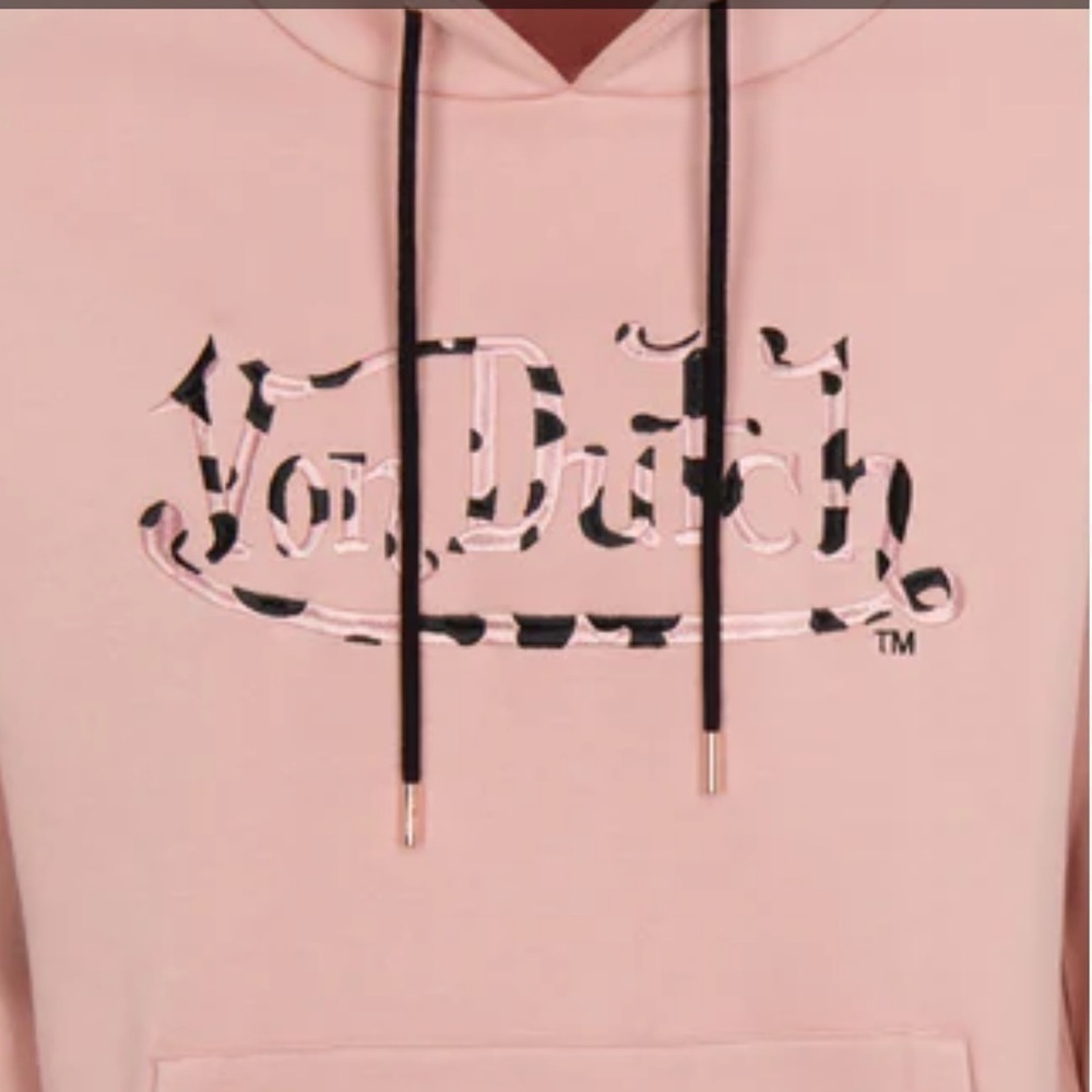 Von Dutch Dirty Pink Hoodie NWT! - Picture 5 of 5